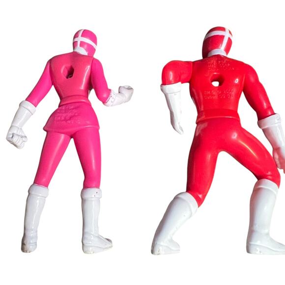 Vintage Power Rangers Lightspeed Rescue 2000 McDonald's 4" Figure Lot Of 5 - Picture 6 of 8
